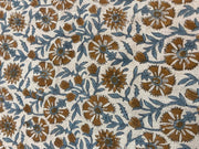 Yllora Block Print Handloom Linen Fabric